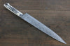 Takeshi Saji SG2 Black Damascus Sujihiki 270mm Cow Bone Handle - Seisuke Knife - Slide 2