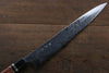 Takeshi Saji SG2 Mirrored Finish Damascus Sujihiki 270mm Chinese Quince Handle - Seisuke Knife - Slide 3