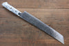 Takeshi Saji SG2 Diamond Finish Damascus Kengata Yanagiba 270mm Cloud Turquoise Handle - Seisuke Knife - Slide 2