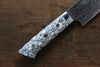 Takeshi Saji SG2 Diamond Finish Damascus Kengata Yanagiba 270mm Cloud Turquoise Handle - Seisuke Knife - Slide 8