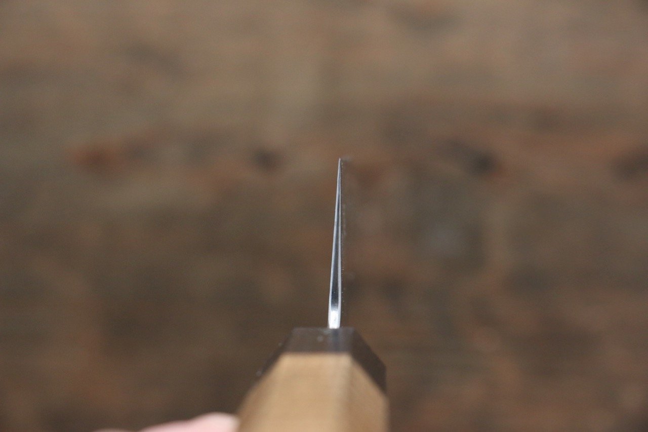 Sukenari ZDP189 Damascus Gyuto Japanese Chef Knife 210mm with Marronnier Handle With Saya - Seisuke Knife