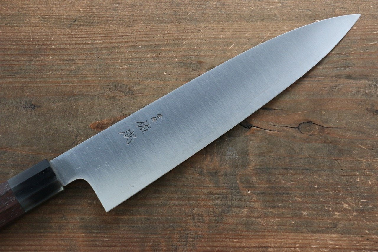 Sukenari Blue Super Gyuto 240mm with Shitan Handle - Seisuke Knife