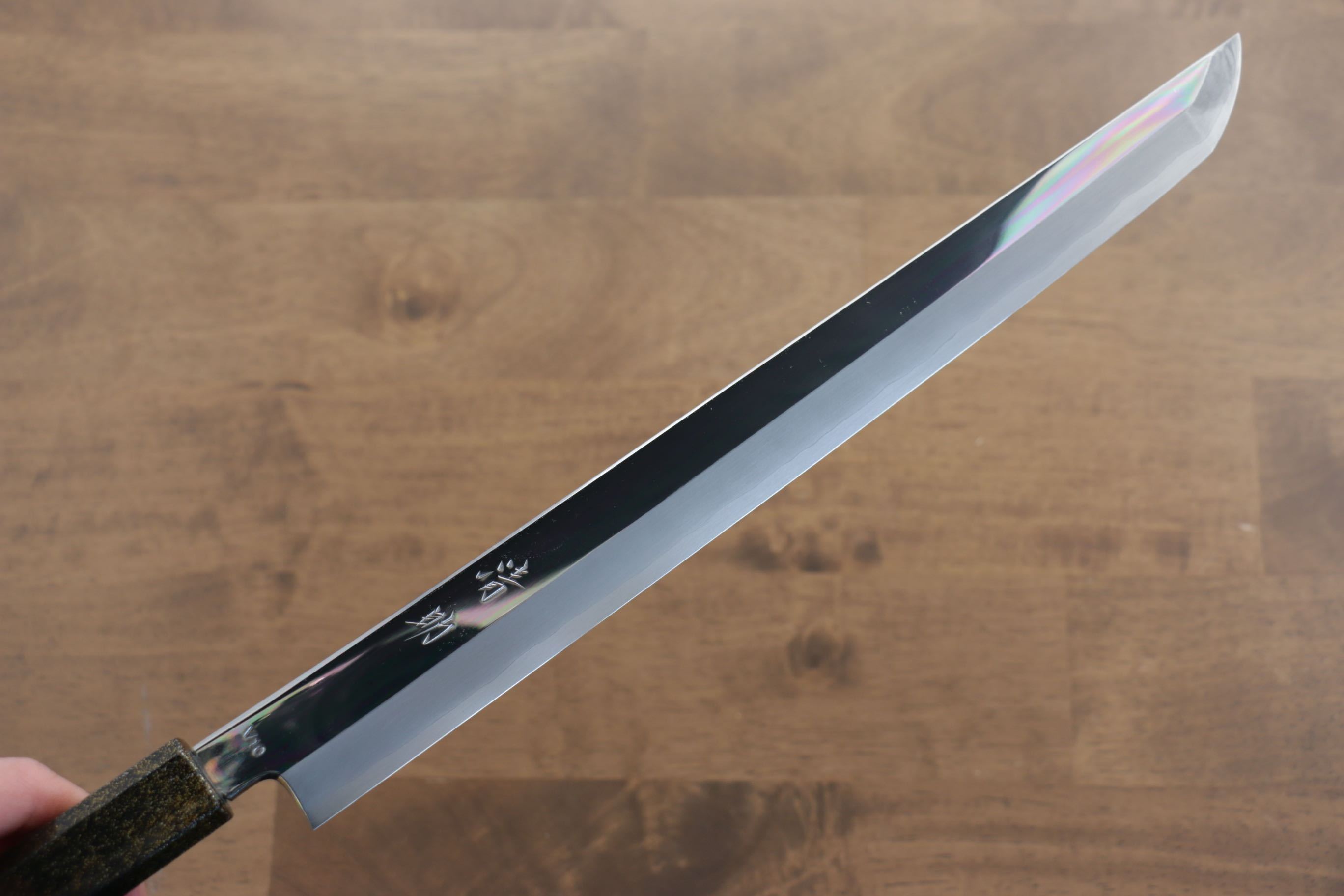 Seisuke VG10 Sakimaru Takohiki 300mm Live oak Lacquered (Kamon) Handle - Seisuke Knife