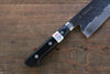 Fujiwara Teruyasu Denka Blue Super Black Finished Gyuto 210mm with Black Pakkawood Handle - Seisuke Knife - Slide 8