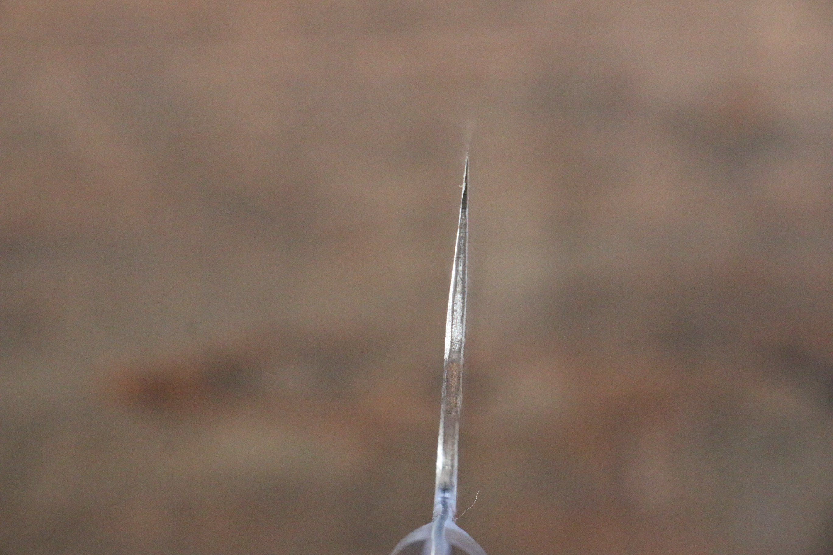 Fujiwara Teruyasu Denka Blue Super Black Finished Gyuto 210mm with Black Pakkawood Handle - Seisuke Knife