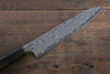 Yoshimi Kato VG10 Damascus Petty-Utility 150mm with Black Lacquered Handle with Saya - Seisuke Knife - Slide 5