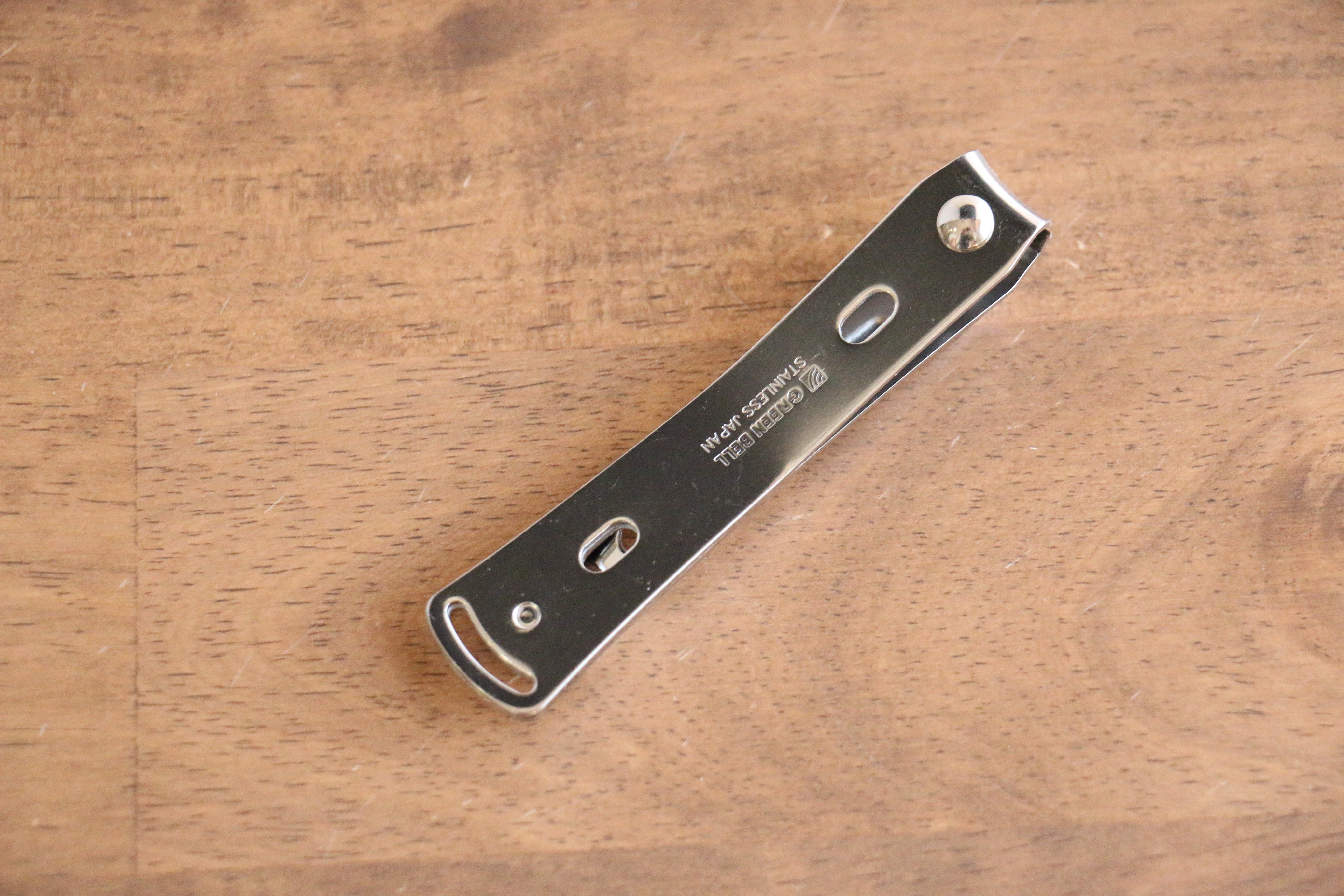 Green Bell Stainless Steel Nail Clippers - Seisuke Knife