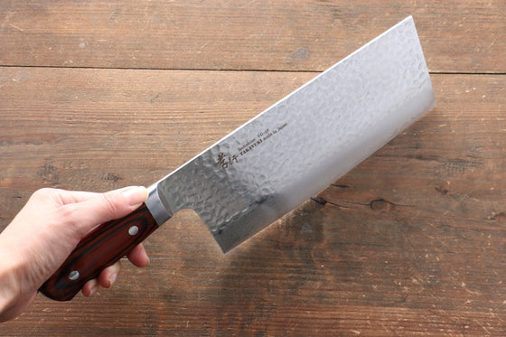 Sakai Takayuki VG10 33 Layer Damascus Chinese Cleaver Kitchen Knife 195mm - Seisuke Knife