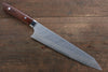 Takeshi Saji SRS13 Hammered Damascus Kengata Gyuto 240mm Ironwood Handle - Seisuke Knife - Slide 1