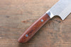 Takeshi Saji SRS13 Hammered Damascus Kengata Gyuto 240mm Ironwood Handle - Seisuke Knife - Slide 6