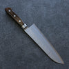 Seisuke Silver Steel No.3 Nashiji Santoku 180mm Brown Pakka wood Handle - Seisuke Knife