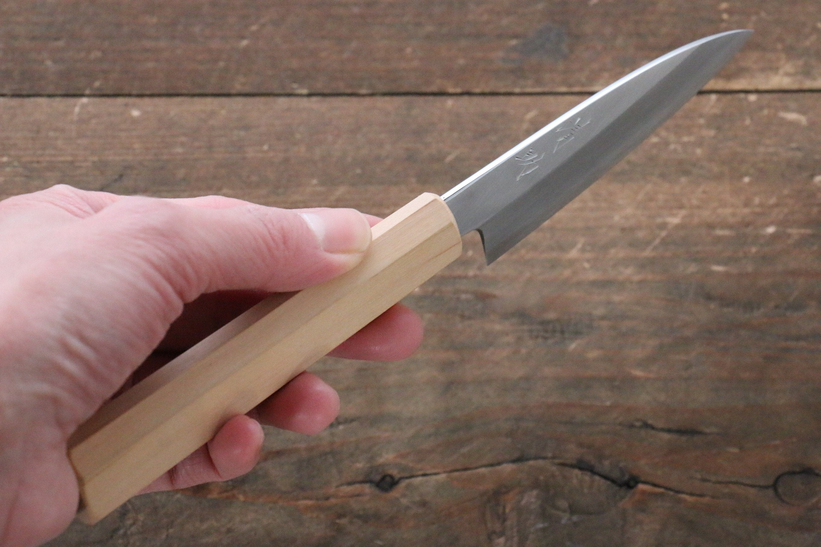Seisuke Silver Steel No.3 Paring 85mm Cherry Wood Handle - Seisuke Knife