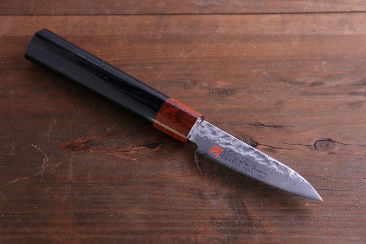 Iseya VG10 33 Layer Damascus Petty 80mm, Petty 150mm, Santoku 180mm, Gyuto 210mm Set - Seisuke Knife