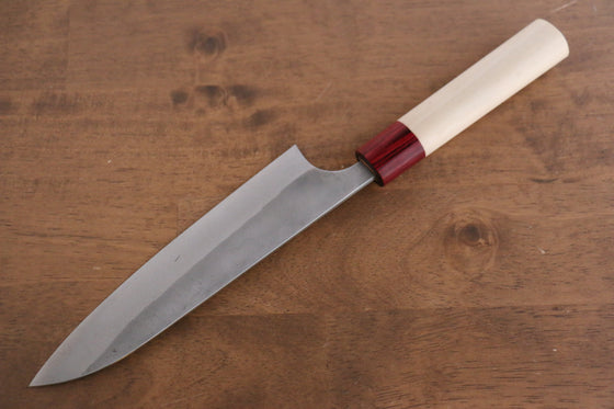 Masakage Yuki White Steel No.2 Nashiji Gyuto 180mm Magnolia Handle - Seisuke Knife