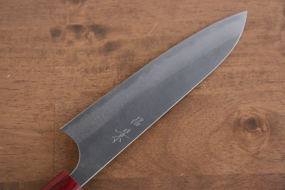 Masakage Yuki White Steel No.2 Nashiji Gyuto 180mm Magnolia Handle - Seisuke Knife