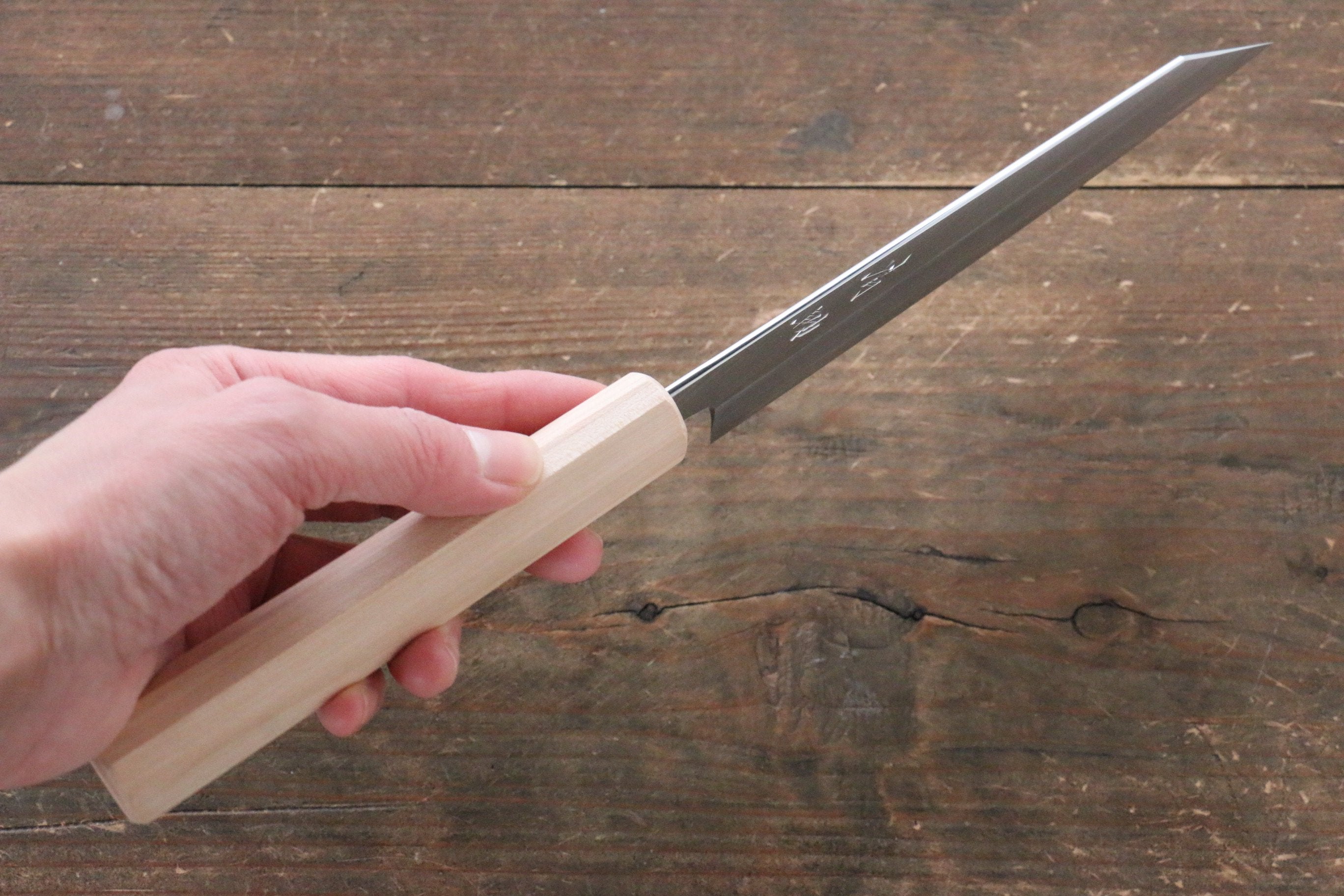 Seisuke Silver Steel No.3 Kiritsuke Petty-Utility 150mm Cherry Wood Handle - Seisuke Knife