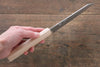 Seisuke Silver Steel No.3 Kiritsuke Petty-Utility 150mm with Cherry Blossoms Handle - Seisuke Knife