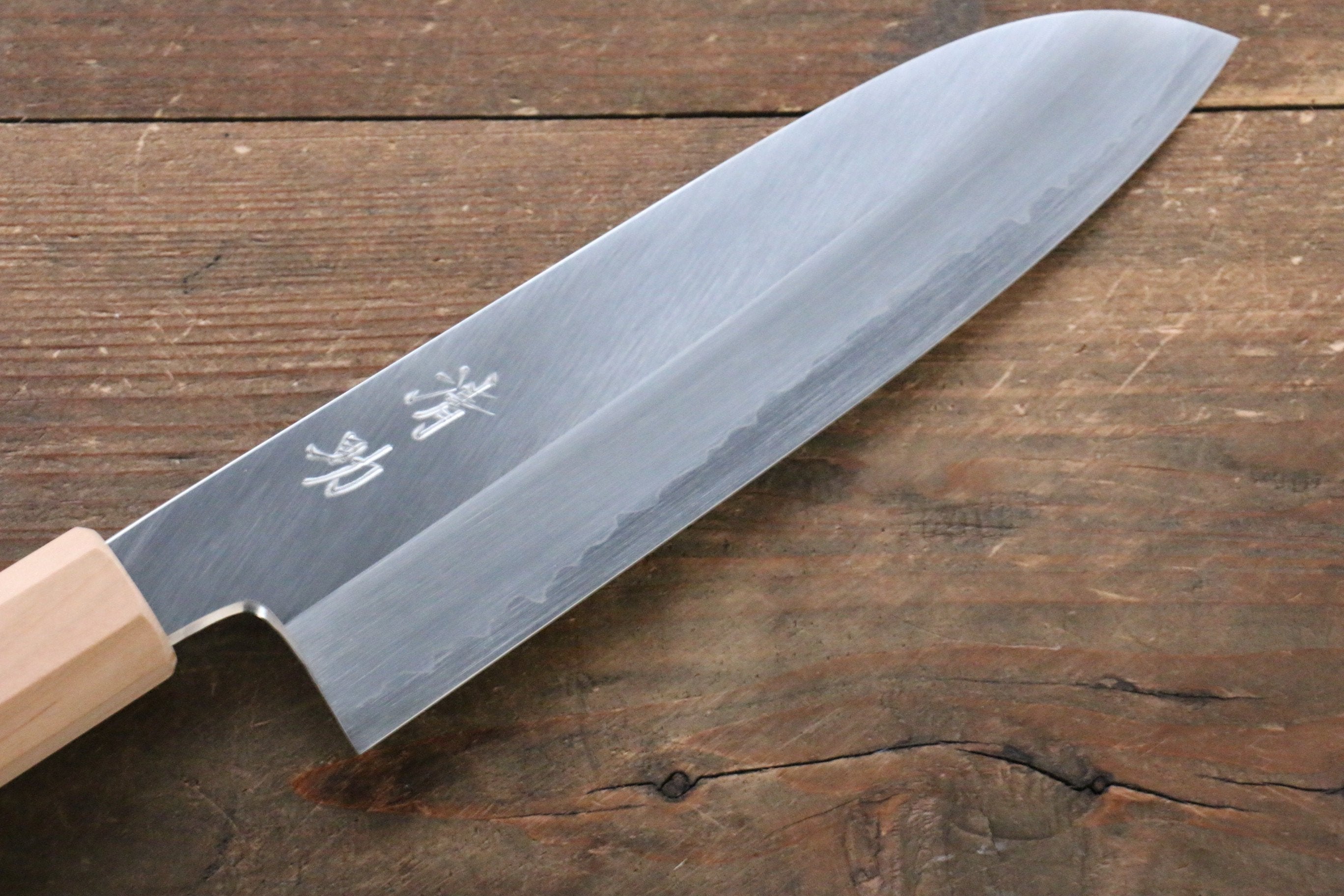 Seisuke Silver Steel No.3 Santoku 165mm Cherry Tree Handle - Seisuke Knife