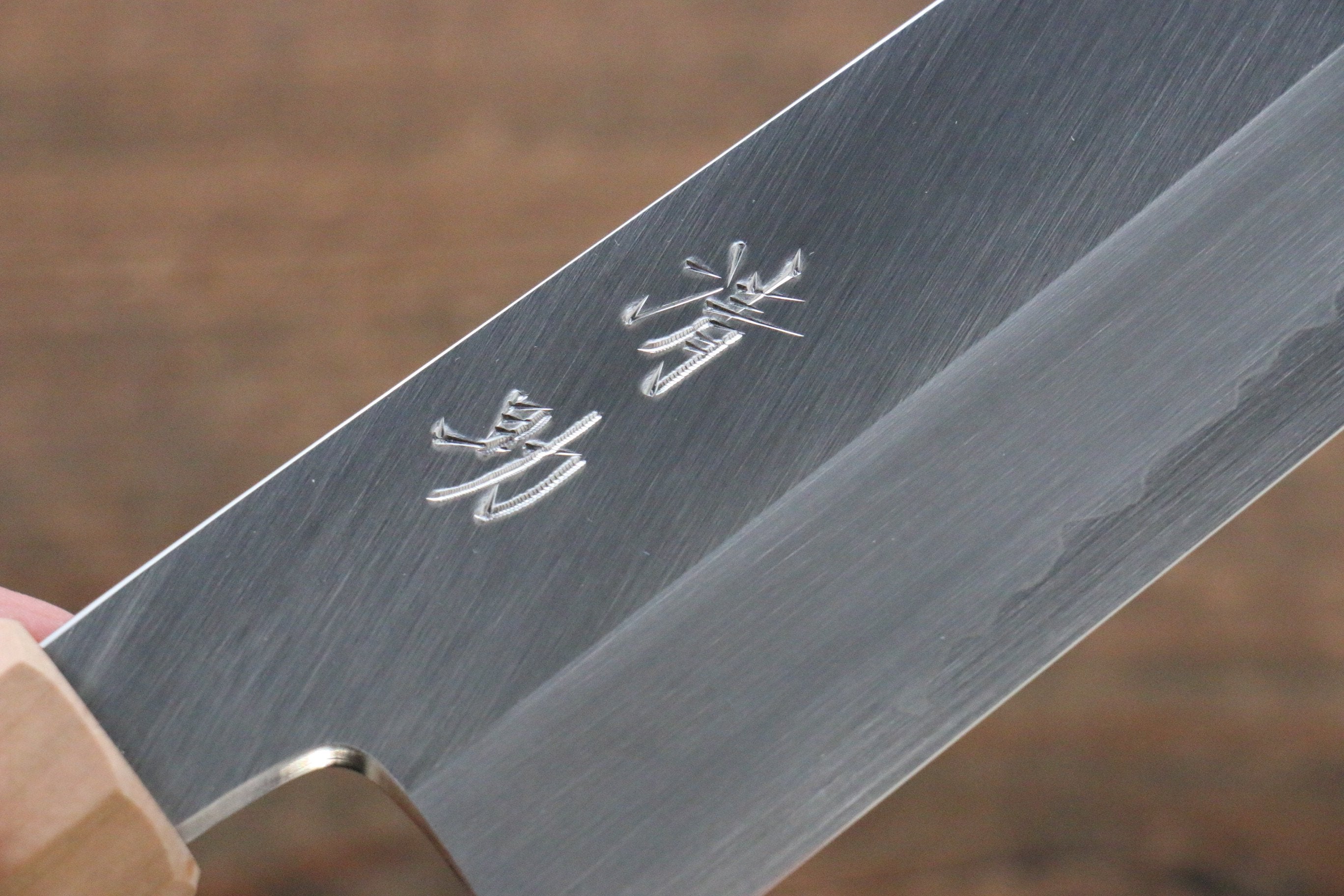 Seisuke Silver Steel No.3 Santoku 165mm Cherry Tree Handle - Seisuke Knife