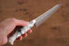 Yu Kurosaki Senko SG2 Hammered Petty-Utility 150mm White Acrylic Handle - Seisuke Knife - Slide 7