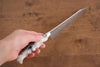 Yu Kurosaki Senko SG2 Hammered Petty-Utility 150mm White Acrylic Handle - Seisuke Knife - Slide 8