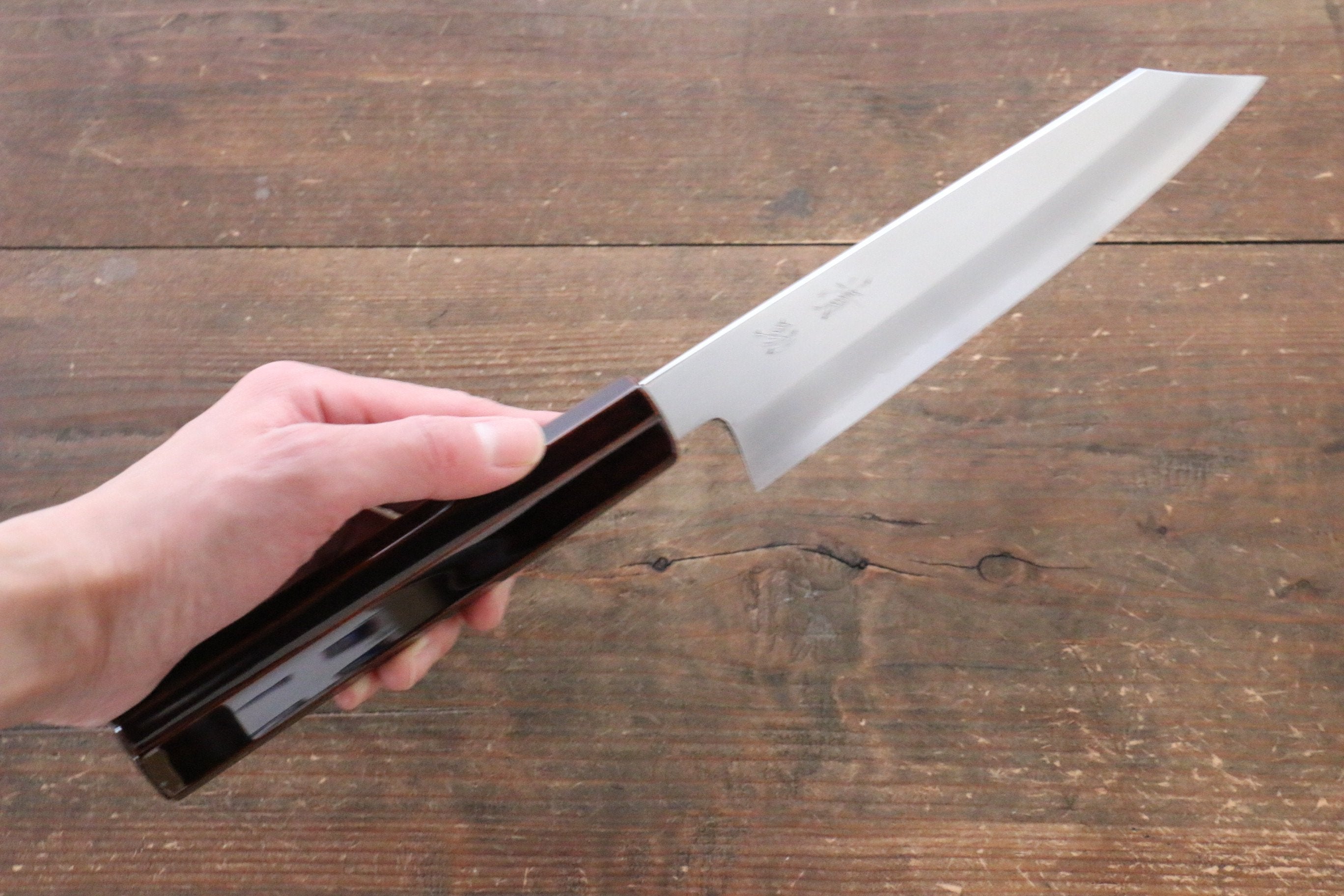 Seisuke Silver Steel No.3 Bunka 165mm Wood(Lacquered) Handle - Seisuke Knife