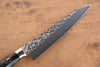 Yu Kurosaki Senko SG2 Hammered Petty-Utility 150mm Black Acrylic Handle - Seisuke Knife - Slide 3