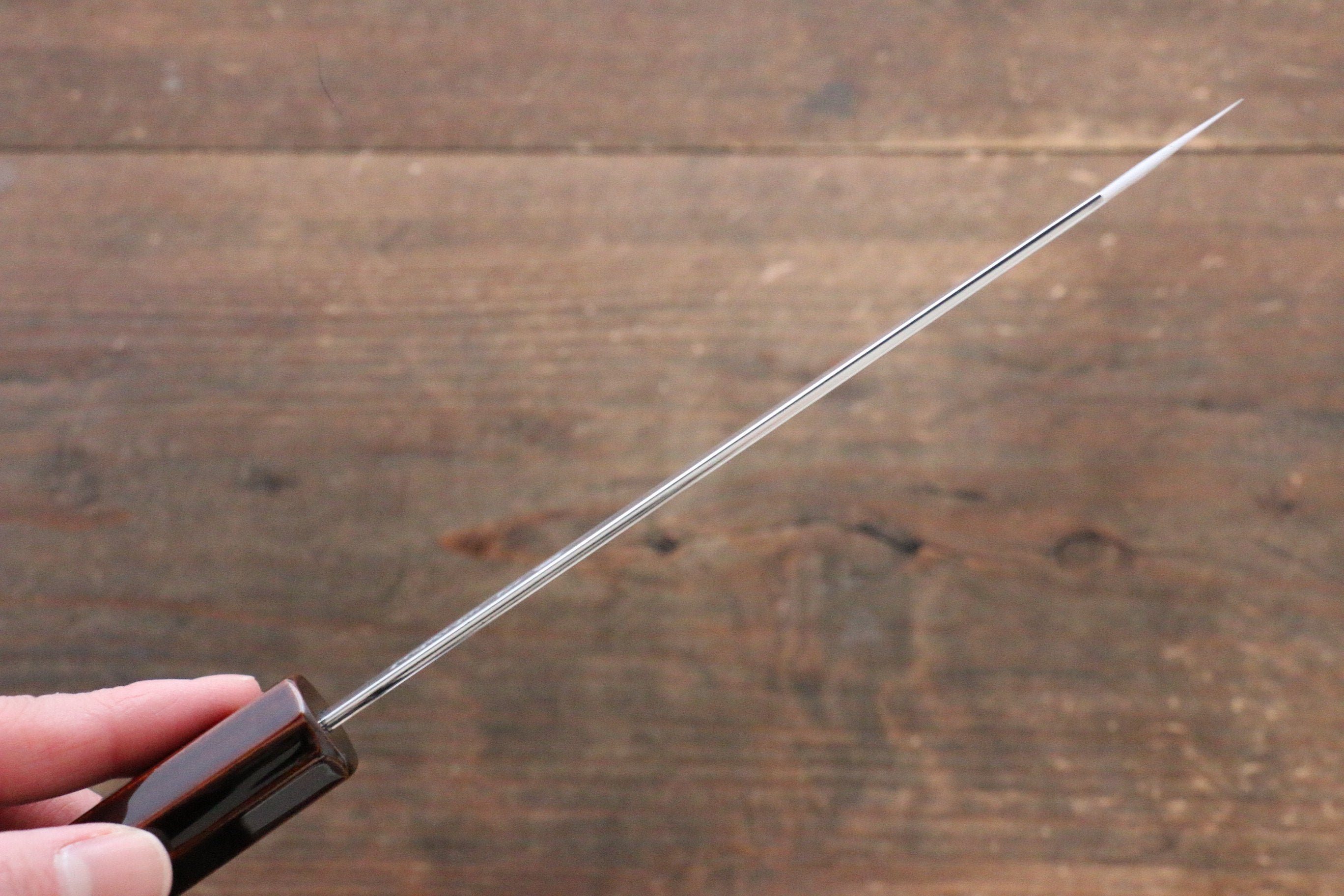Seisuke Silver Steel No.3 Kiritsuke Petty-Utility 150mm Lacquered Wood Handle - Seisuke Knife