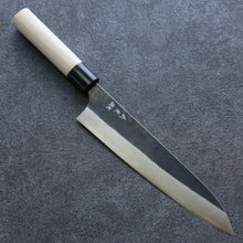  Yoshimi Kato White Steel Black Gyuto 210mm Magnolia Handle - Seisuke Knife