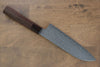 Yoshimi Kato VG10 Damascus Santoku 170mm with Shitan Handle - Seisuke Knife - Slide 2