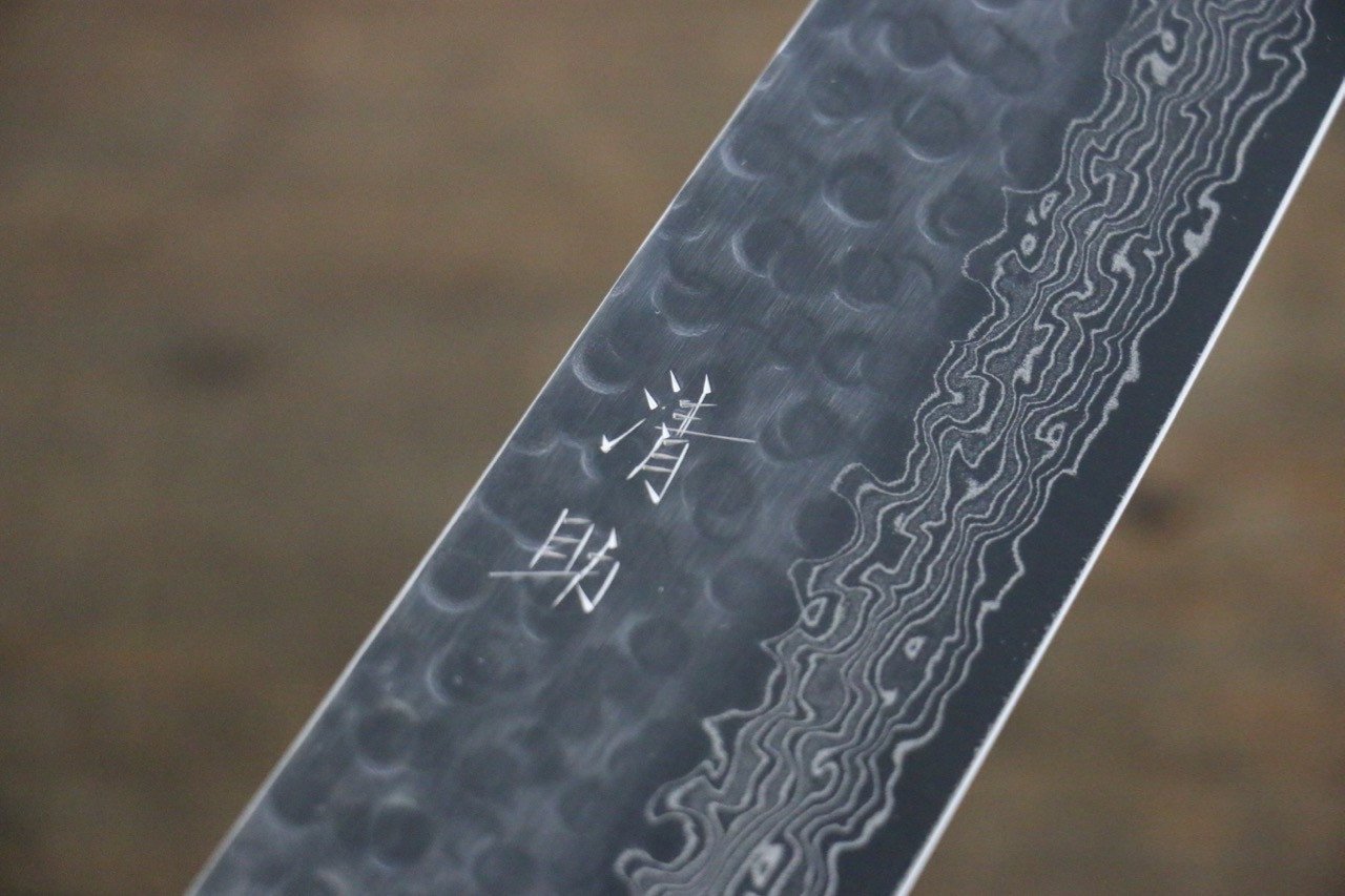Seisuke AUS10 Santoku 180mm Shitan Handle - Seisuke Knife