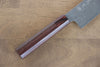Yoshimi Kato VG10 Damascus Santoku 170mm with Shitan Handle - Seisuke Knife - Slide 6