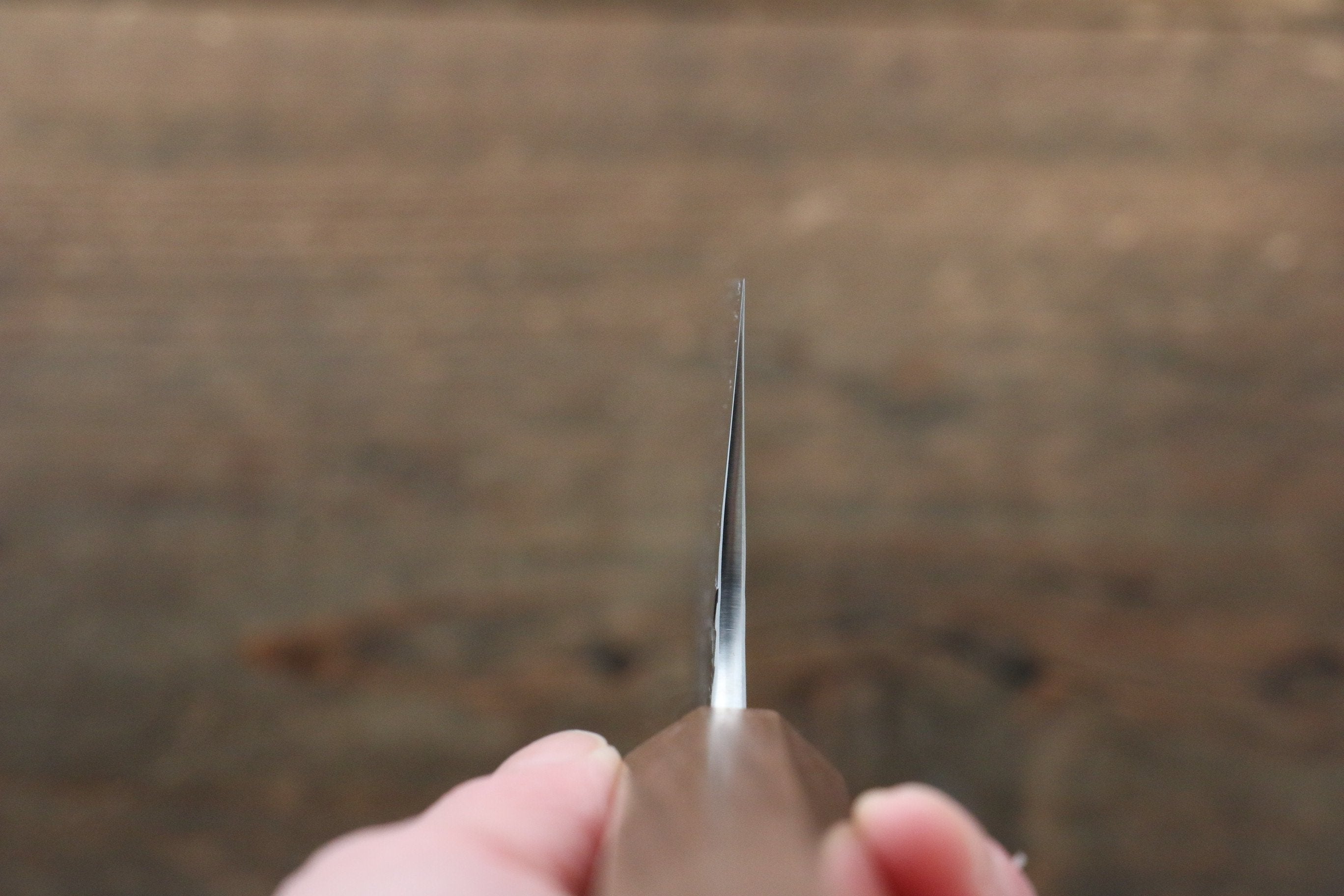 Yu Kurosaki Raijin Cobalt Special Steel Hammered Gyuto 240mm Walnut Handle - Seisuke Knife