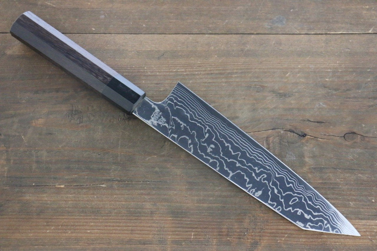 Sukenari ZDP189 Damascus Kiritsuke Gyuto 210mm with Shitan Handle - Seisuke Knife