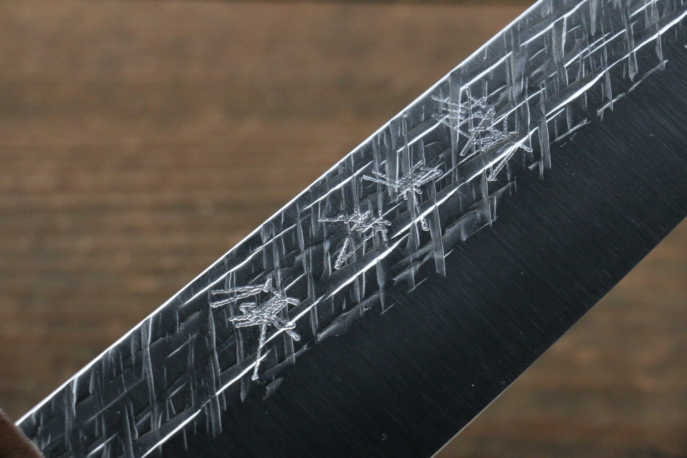 Yu Kurosaki Raijin Cobalt Special Steel Hammered bunka 165mm Walnut Handle - Seisuke Knife