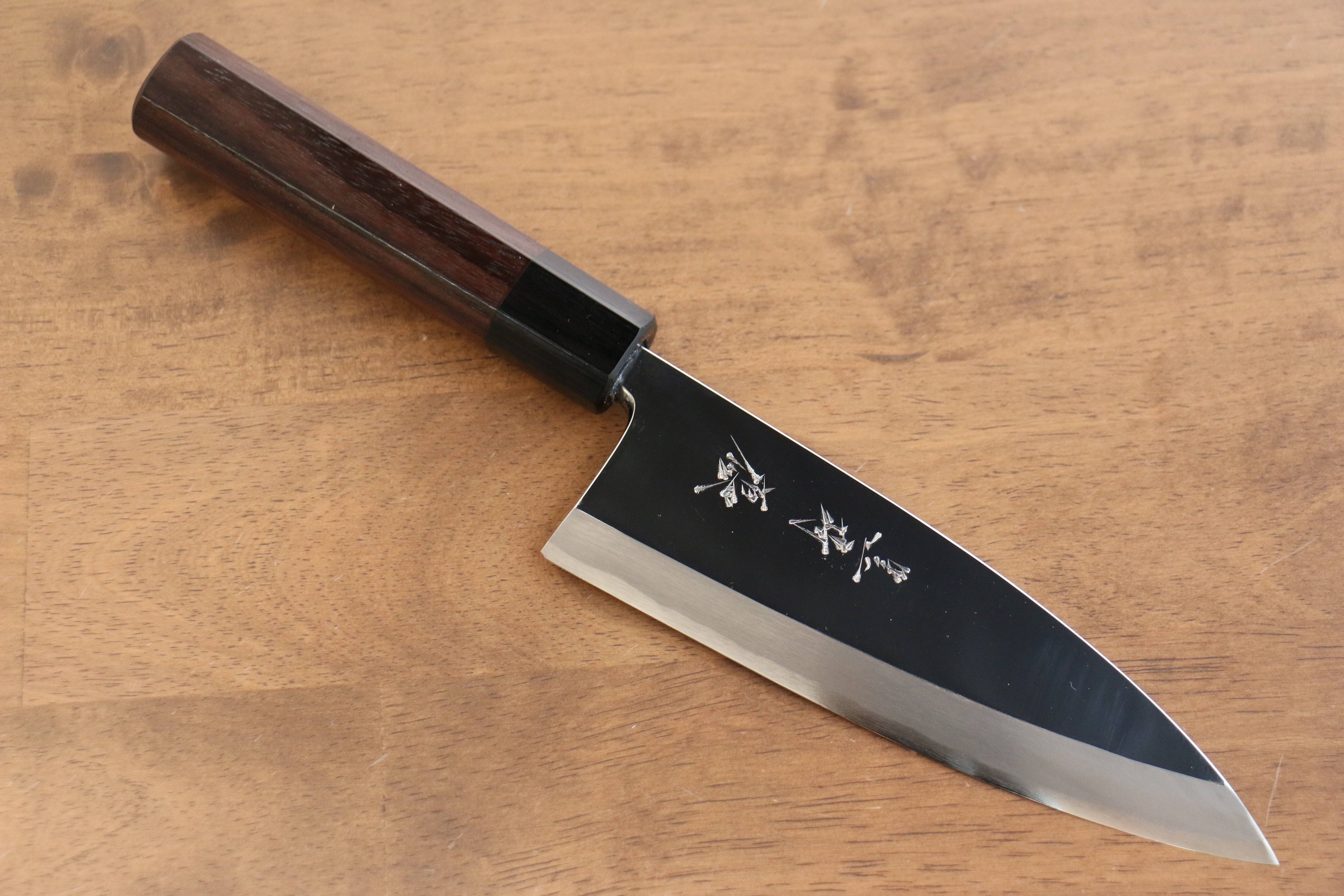 Yu Kurosaki White Steel No.2 Mirrored Finish Deba 165mm Shitan Handle - Seisuke Knife