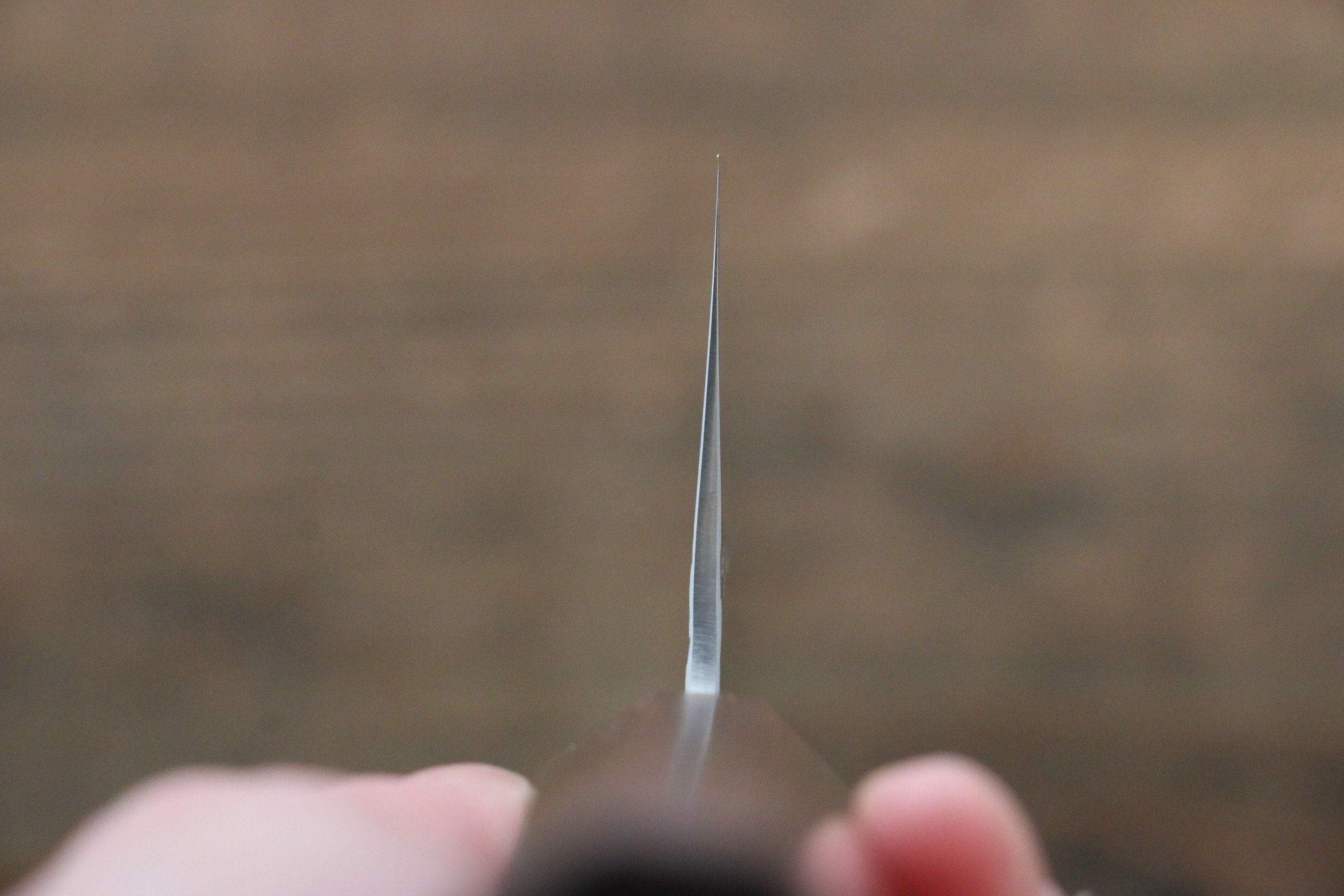 Yu Kurosaki Raijin Cobalt Special Steel Hammered nakiri 165mm Walnut Handle - Seisuke Knife