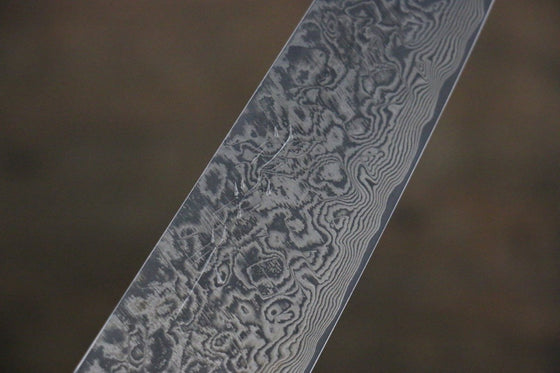 Takeshi Saji SG2 Black Damascus Petty-Utility 150mm Cow Bone Handle - Seisuke Knife