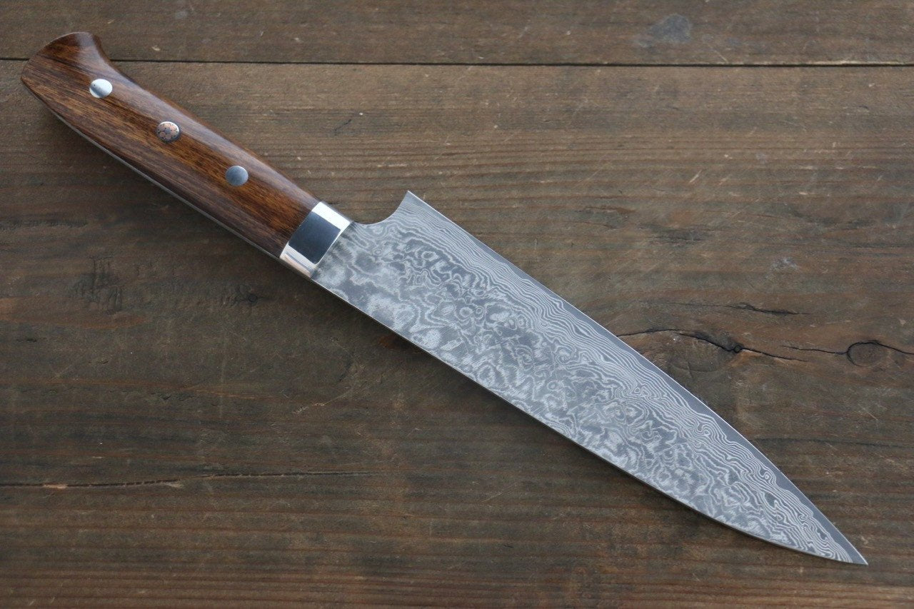 Takeshi Saji SG2 Diamond Finish Gyuto 180mm Ironwood Handle - Seisuke Knife