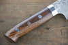 Takeshi Saji SG2 Diamond Finish Gyuto 180mm Ironwood Handle - Seisuke Knife - Slide 8