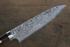 Takeshi Saji SG2 Diamond Finish Gyuto 180mm Ironwood Handle - Seisuke Knife - Slide 7