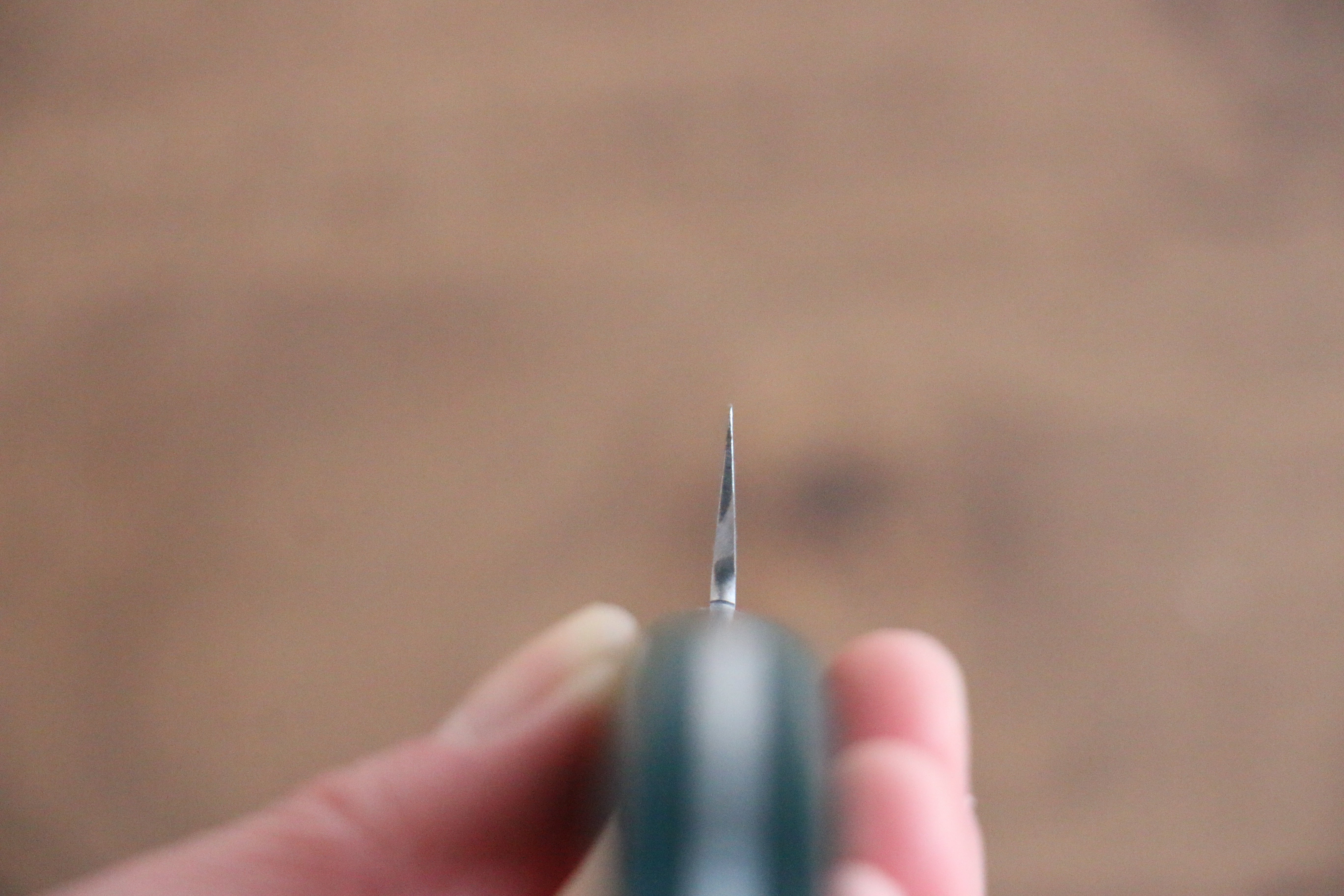 Sakai Takayuki VG10 17 Layer Damascus Petty-Utility 135mm Green Pakkawood Handle - Seisuke Knife
