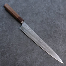  Yoshimi Kato Minamo SG2 Hammered Sujihiki 270mm Walnut Handle - Seisuke Knife