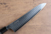 Kanjyo Ladder VG10 Damascus Gyuto 240mm Gray Pakka wood Handle - Seisuke Knife