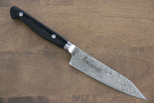  Sakai Takayuki Coreless Damascus Petty-Utility 120mm Black Micarta Handle - Seisuke Knife