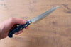 Yu Kurosaki Senko SG2 Hammered Petty-Utility 150mm Blue purple Acrylic Handle - Seisuke Knife - Slide 7