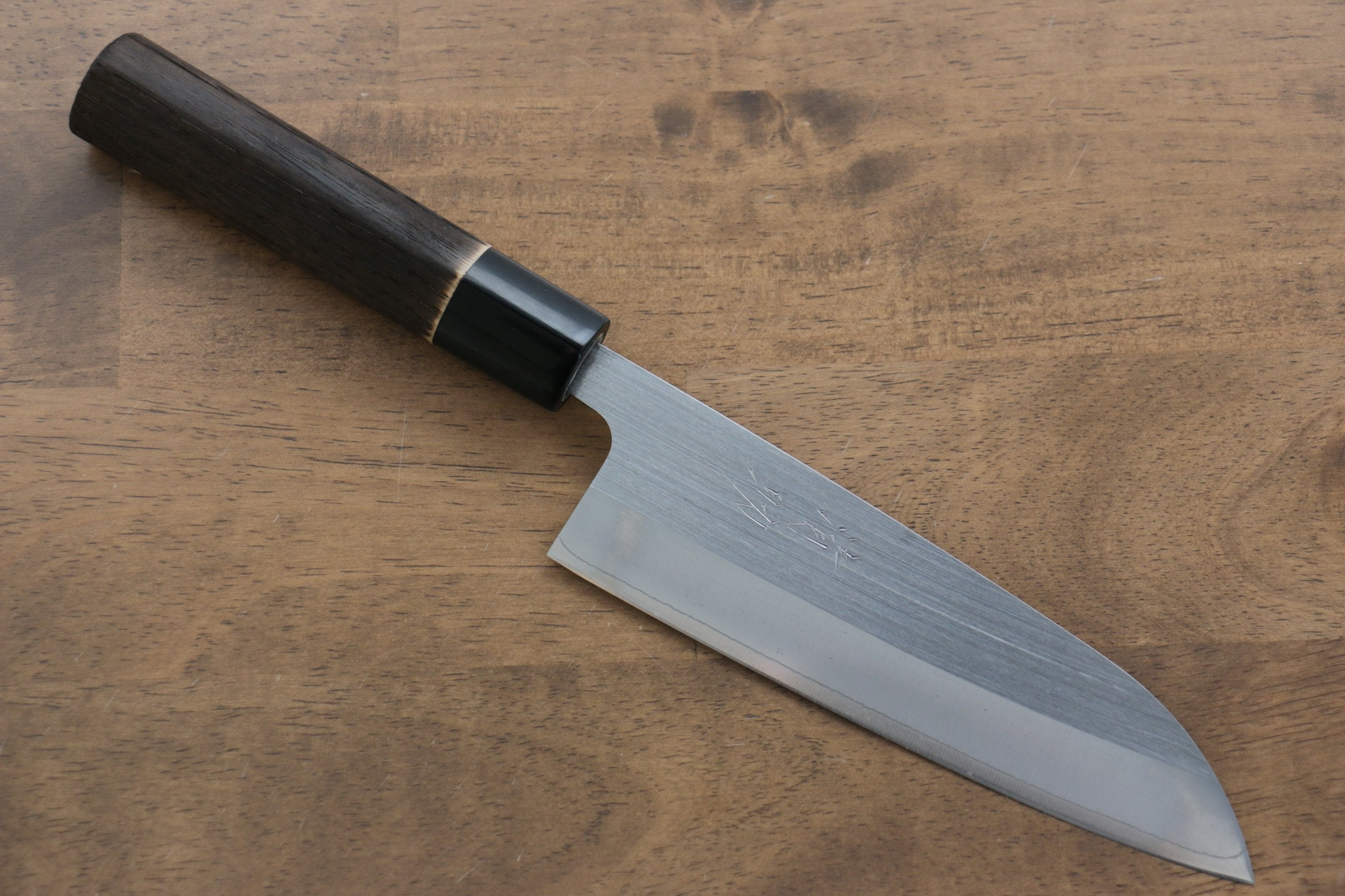 Seisuke SRS13 Santoku 165mm Burnt Chestnut Handle - Seisuke Knife