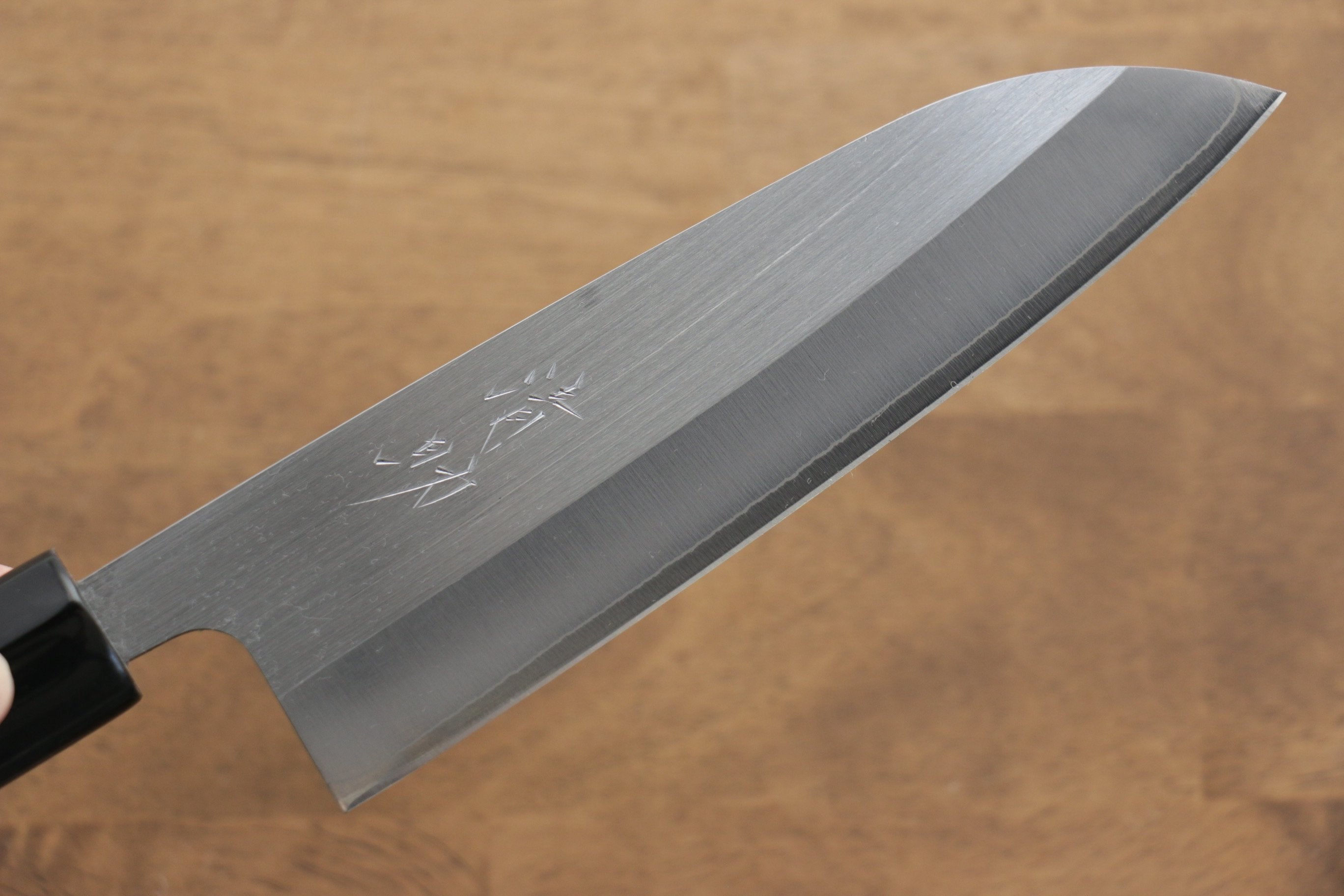 Seisuke SRS13 Santoku 165mm Burnt Chestnut Handle - Seisuke Knife
