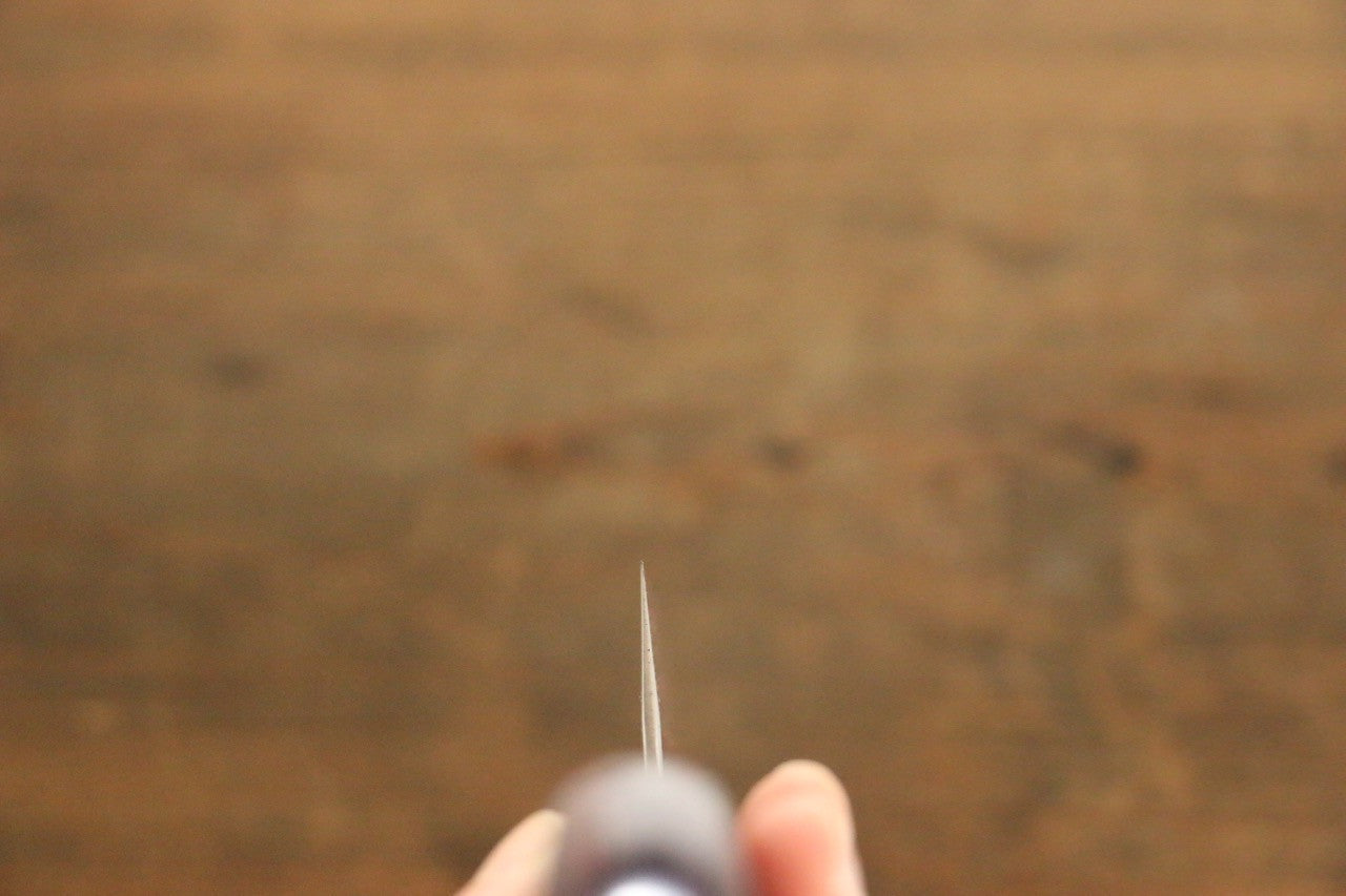 Yoshimi Kato Blue Super Clad Kurouchi Gyuto Japanese Chef Knife 210mm - Seisuke Knife