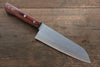 Kunihira VG1 Nashiji Santoku 170mm Mahogany Handle - Seisuke Knife